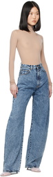 ALAÏA Blue Round Jeans