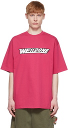 We11done Pink Cotton T-Shirt