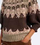 Altuzarra Marty Fair Isle cotton sweater