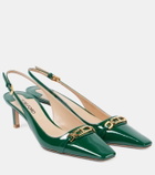 Tom Ford Whitney 55 patent leather slingback pumps