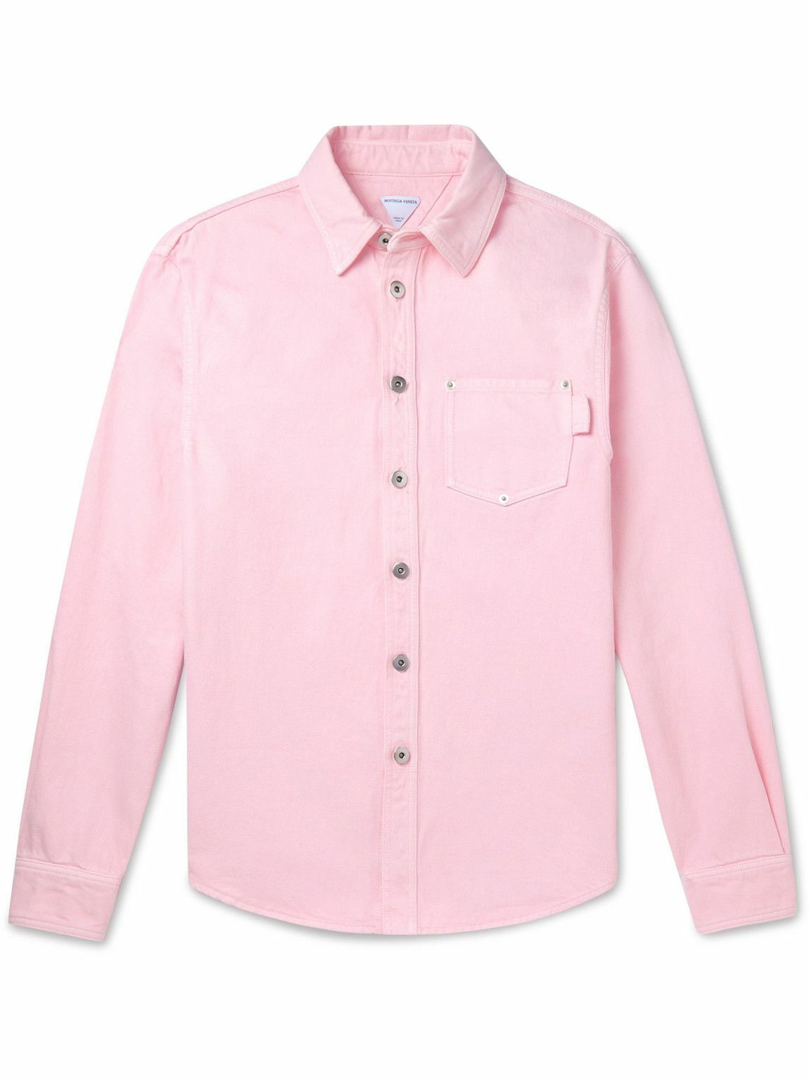 Bottega Veneta - Denim Shirt - Pink Bottega Veneta