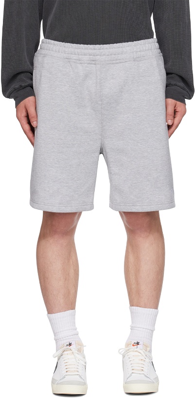 Photo: Stüssy Gray Embroidered Shorts