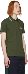 Moncler Green Classic Logo Polo