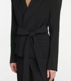 Alexandre Vauthier - Belted crêpe blazer