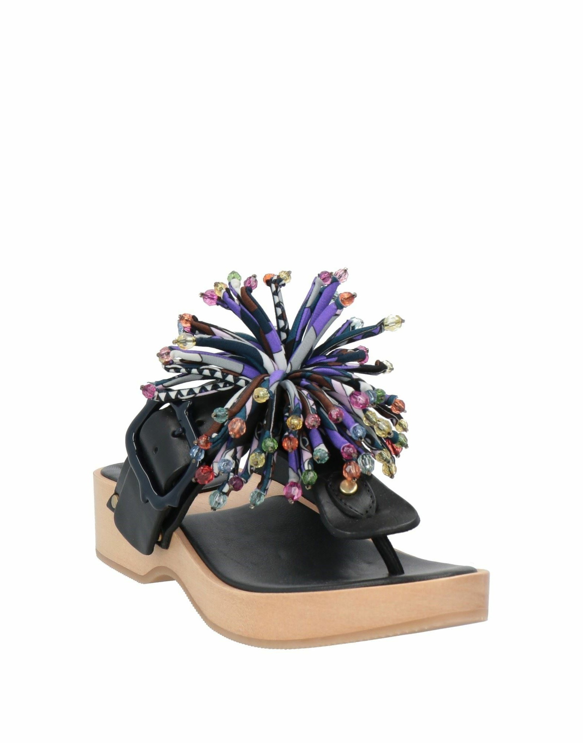 Pucci Womens Thong sandal in Black