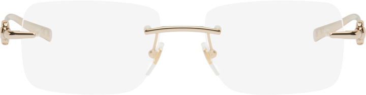 Photo: Gucci Gold Horsebit Glasses