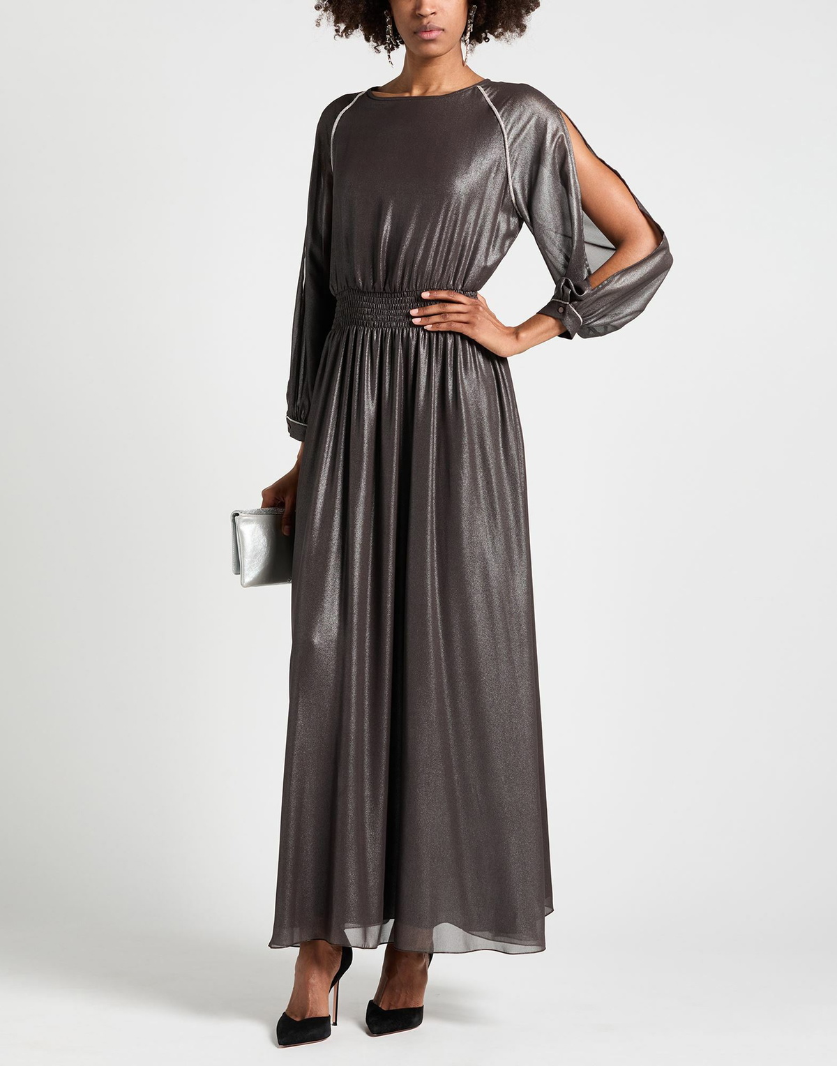 Peserico Womens Maxi dress Dark in Brown