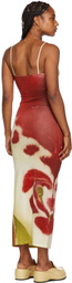 Paloma Wool Red Blossom Maxi Dress