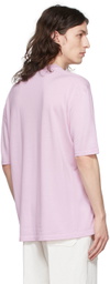 Ermenegildo Zegna Couture Pink Wool T-Shirt