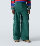 ERL High-rise cotton cargo pants