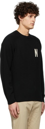 Norse Projects Black Intarsia Fridolf Sweater