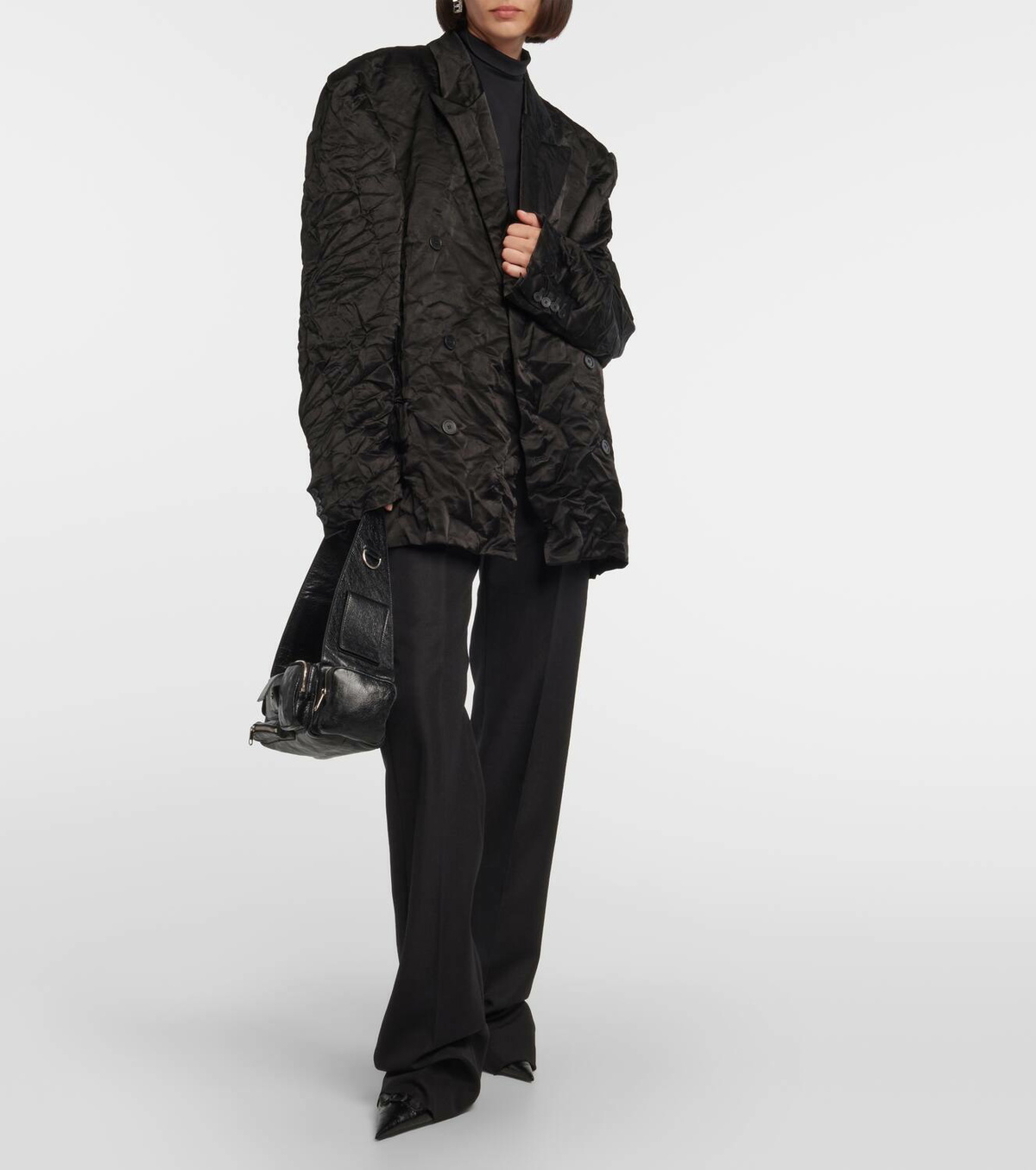 Balenciaga Steroid oversized satin blazer Balenciaga