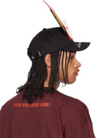 Walter Van Beirendonck Black Smiley Cap