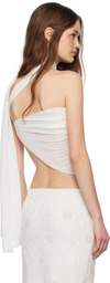 Mirror Palais SSENSE Exclusive White Deity Top
