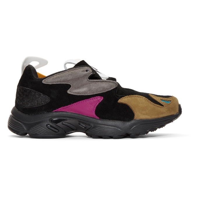 Photo: Reebok by Pyer Moss Gold and Black Daytona DMX Experiment Sneakers
