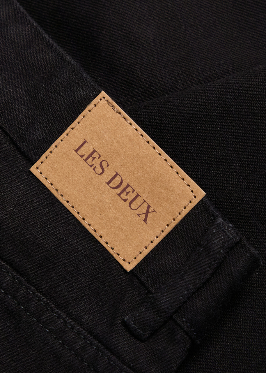 Les Deux Ryder Straight-leg Jeans Black