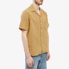 Portuguese Flannel Men's Favo Honey Vacation Shirt in Yellow