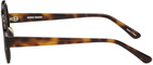 Henrik Vibskov Tortoiseshell Bird In Face Olga Sunglasses