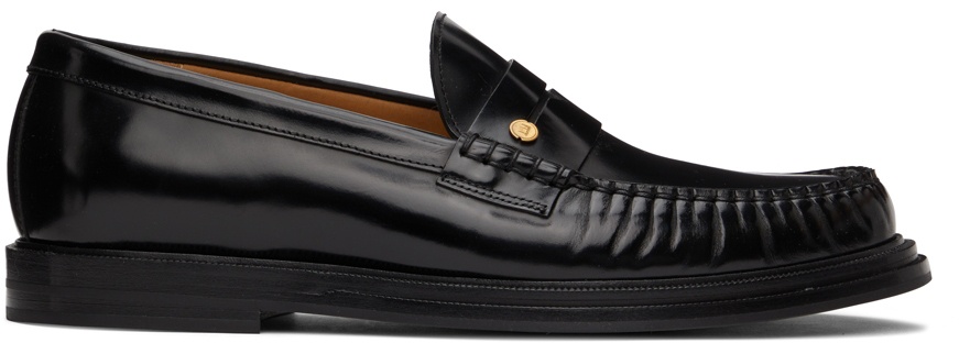 Photo: Dunhill Black Rivet Loafers