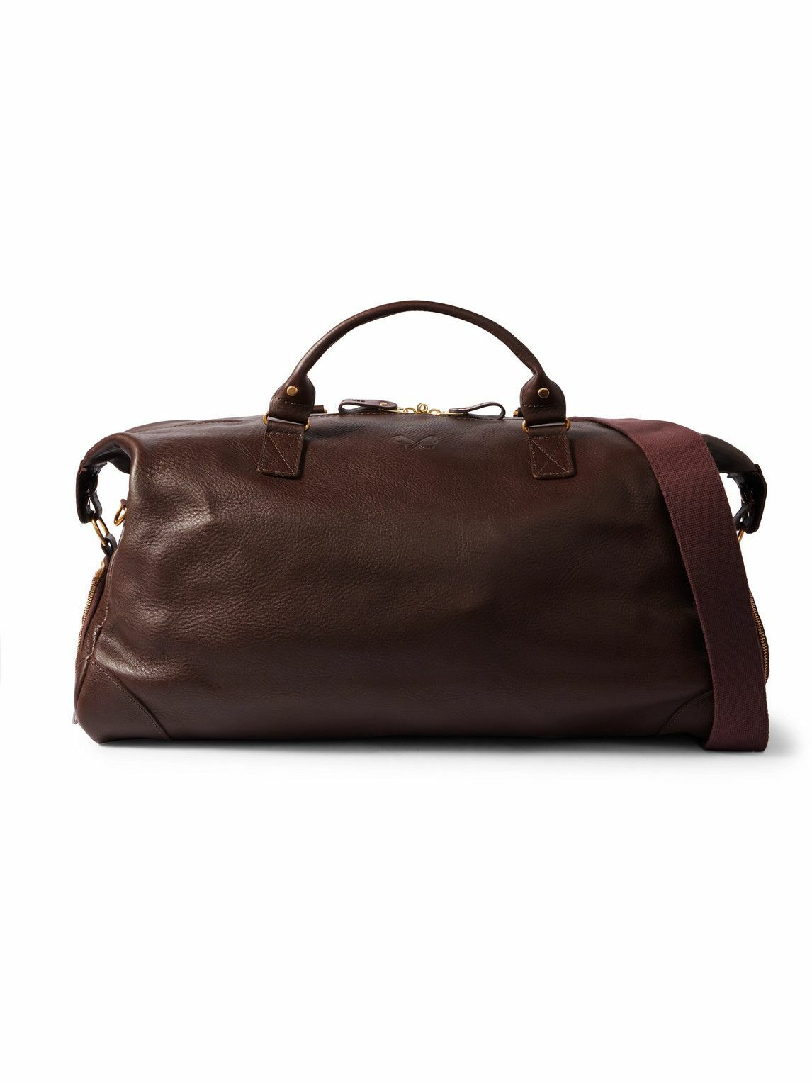 Bennett Winch - Logo-Debossed Full-Grain Leather Weekend Bag