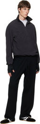 Entire Studios Black Shell Fleece Sweatshirt