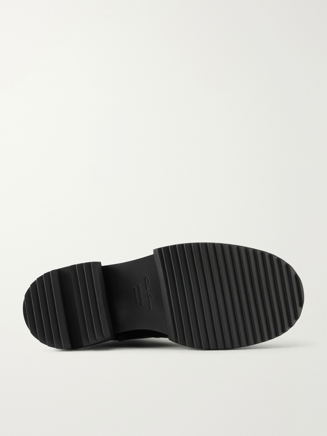 Rick Owens - Army Gabe Leather Boots - Black