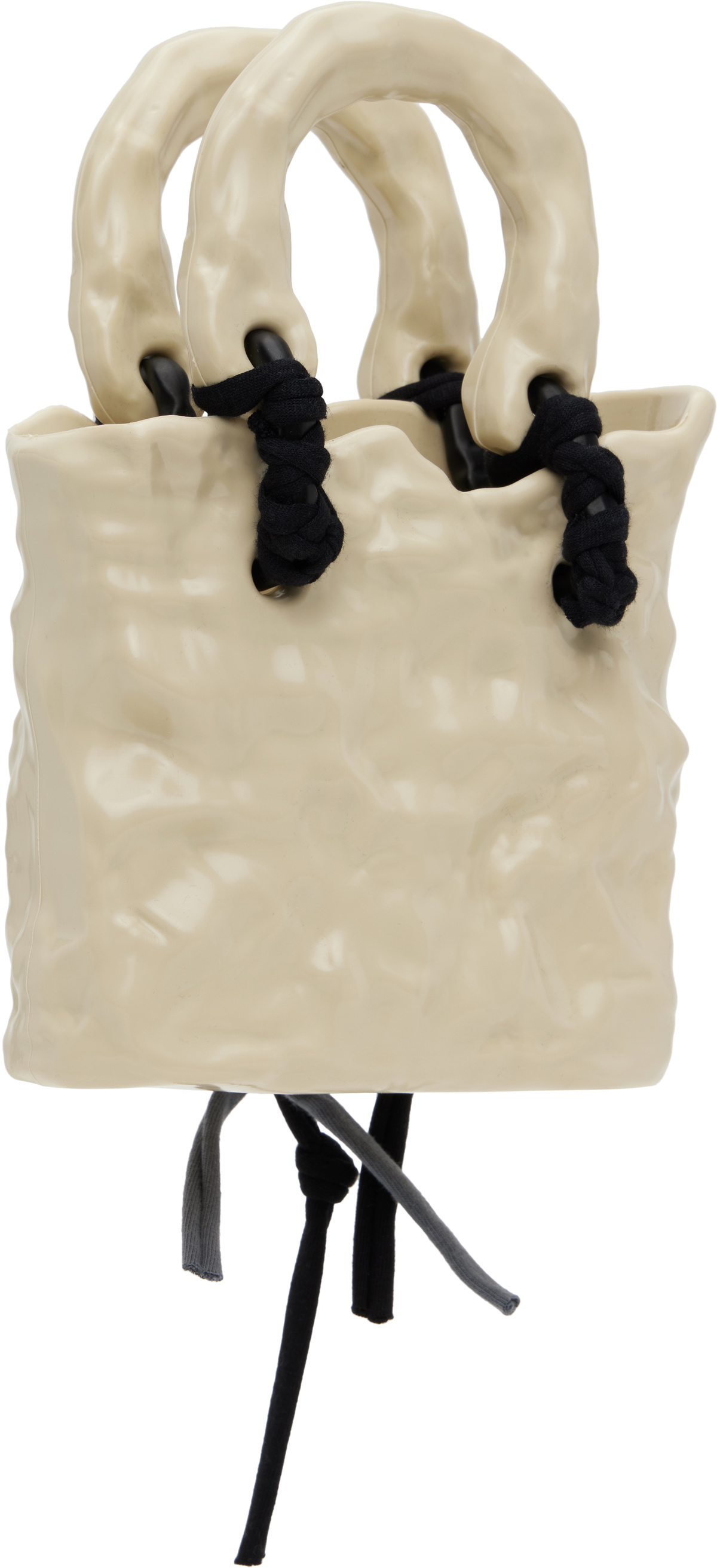 Ottolinger SSENSE Exclusive Beige Signature Ceramic Bag