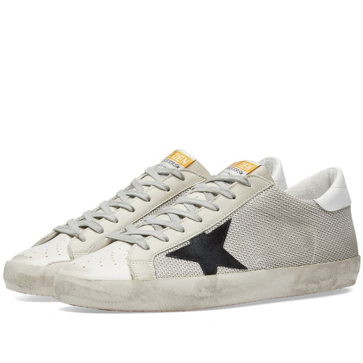 Photo: Golden Goose Deluxe Brand Superstar Mesh Sneaker Grey Cord Gum