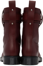 JW Anderson Burgundy Punk Boots