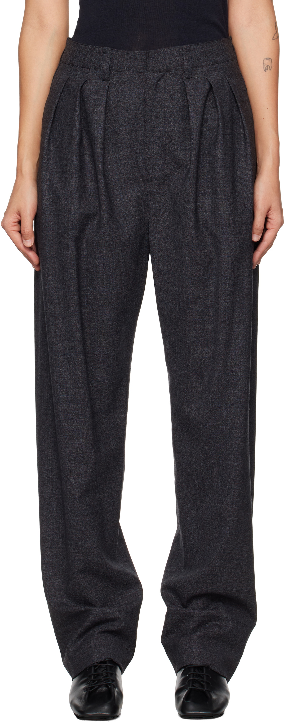Lemaire Navy Half Sleeve