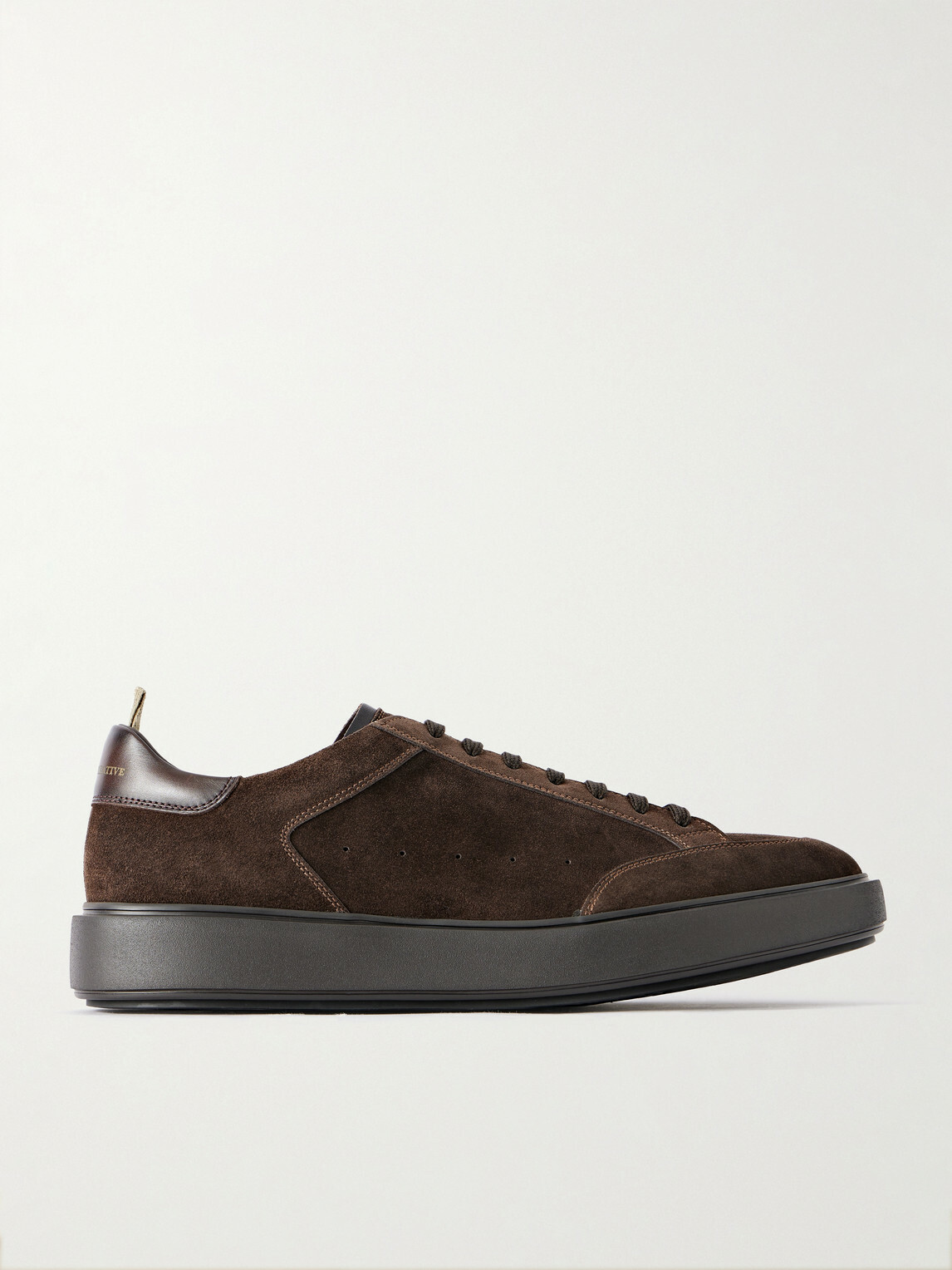 Officine Creative - Sequel 001 Lace-Up Suede Sneakers - Brown