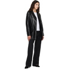 Loulou de Saison Black NARI Straight Leather Jacket