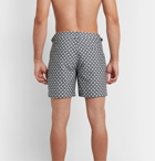 Orlebar Brown - Bulldog X Mid-Length Jacquard Swim Shorts - Gray