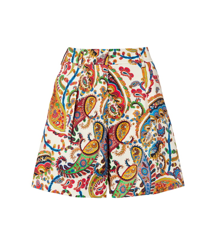 Photo: Etro Cotton-blend jacquard Bermuda shorts