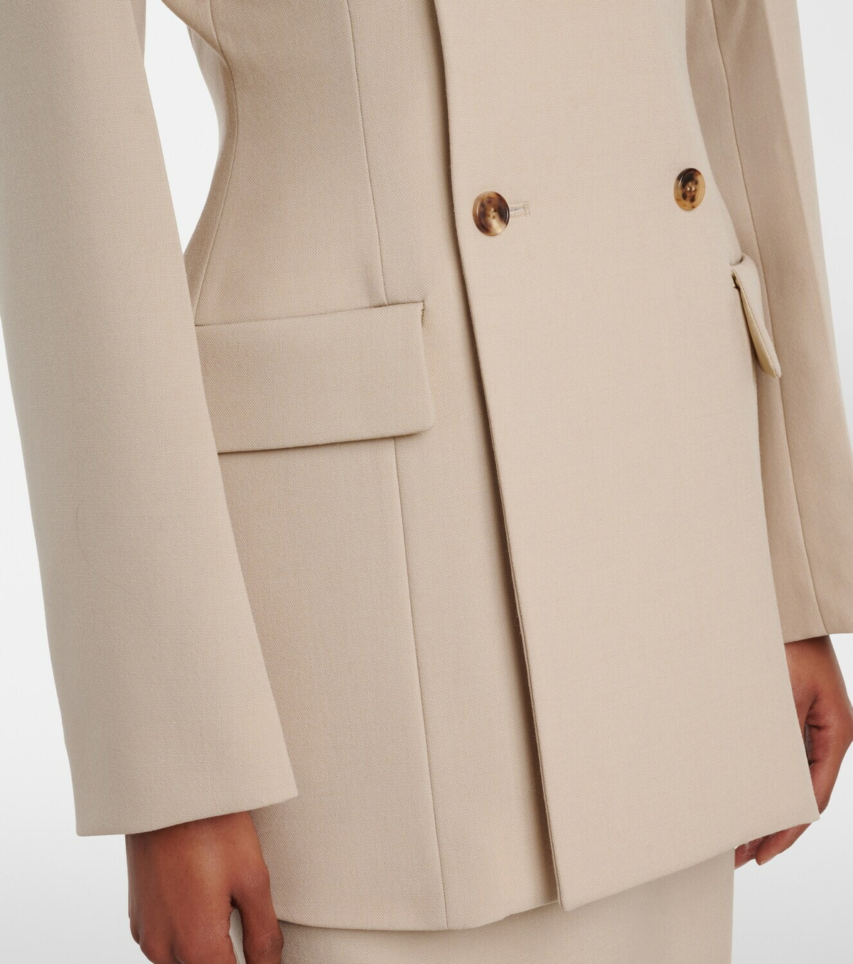 Wardrobe.NYC Double-breasted wool blazer