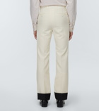 Gucci - Straight wool and mohair suit pants