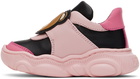 Moschino Baby Pink & Black Bubble Sole Sneakers