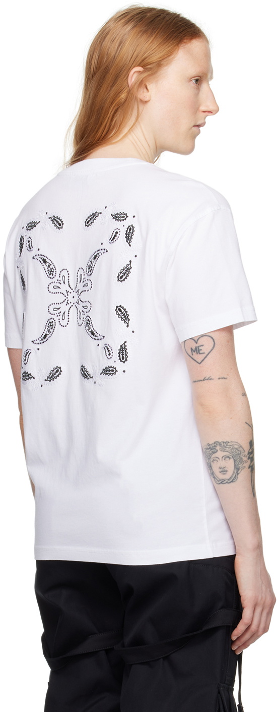 Off-White White Bandana Arrow T-Shirt Off-White