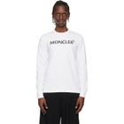 Moncler White Logo Cotton Sweatshirt