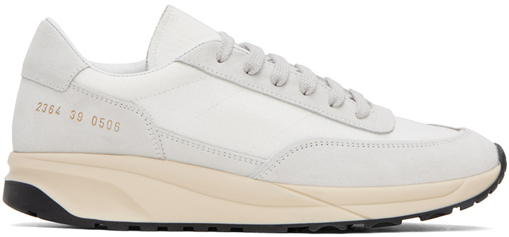 Photo: Common Projects White Track 80 Sneakers