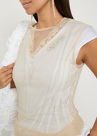 Simone Rocha Layered Cotton T-shirt White