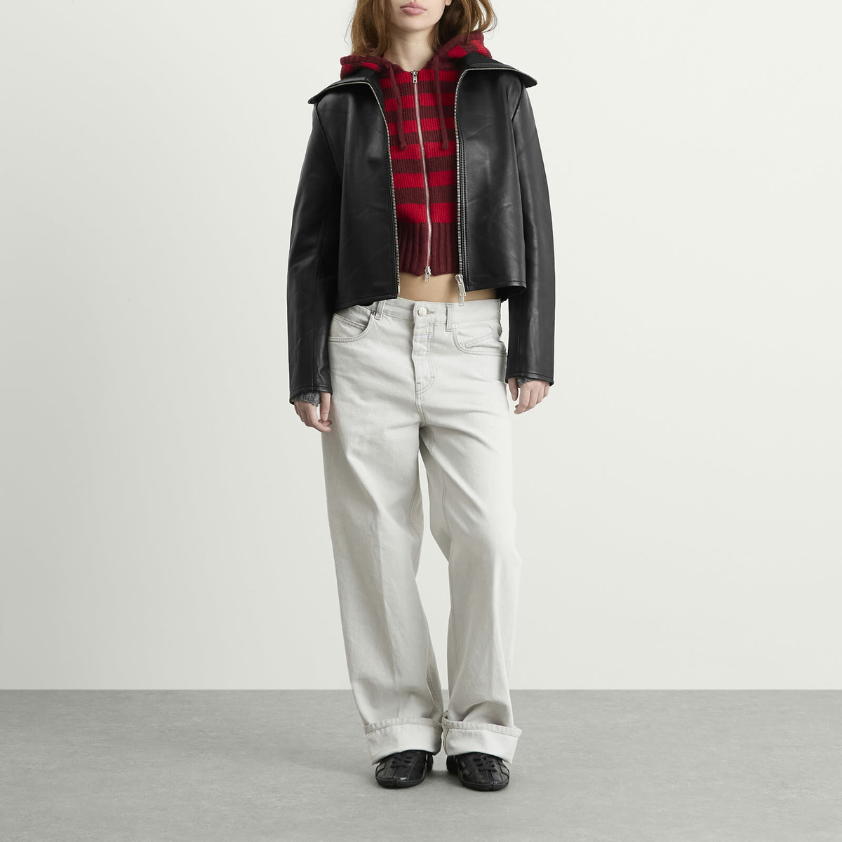 Samsøe Samsøe Women's Sashira Leather Jacket in Black