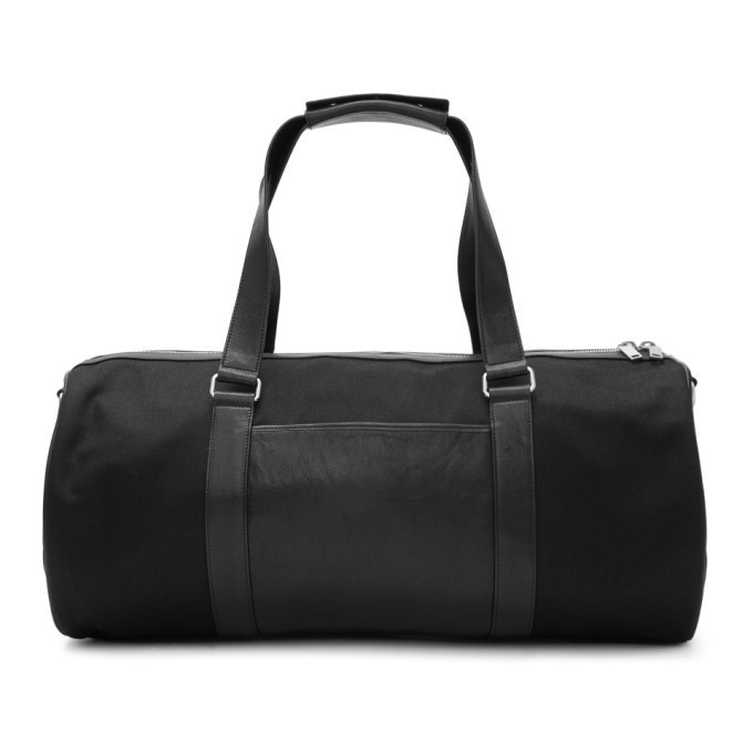 Photo: Saint Laurent Black Gabardine Duffle Bag