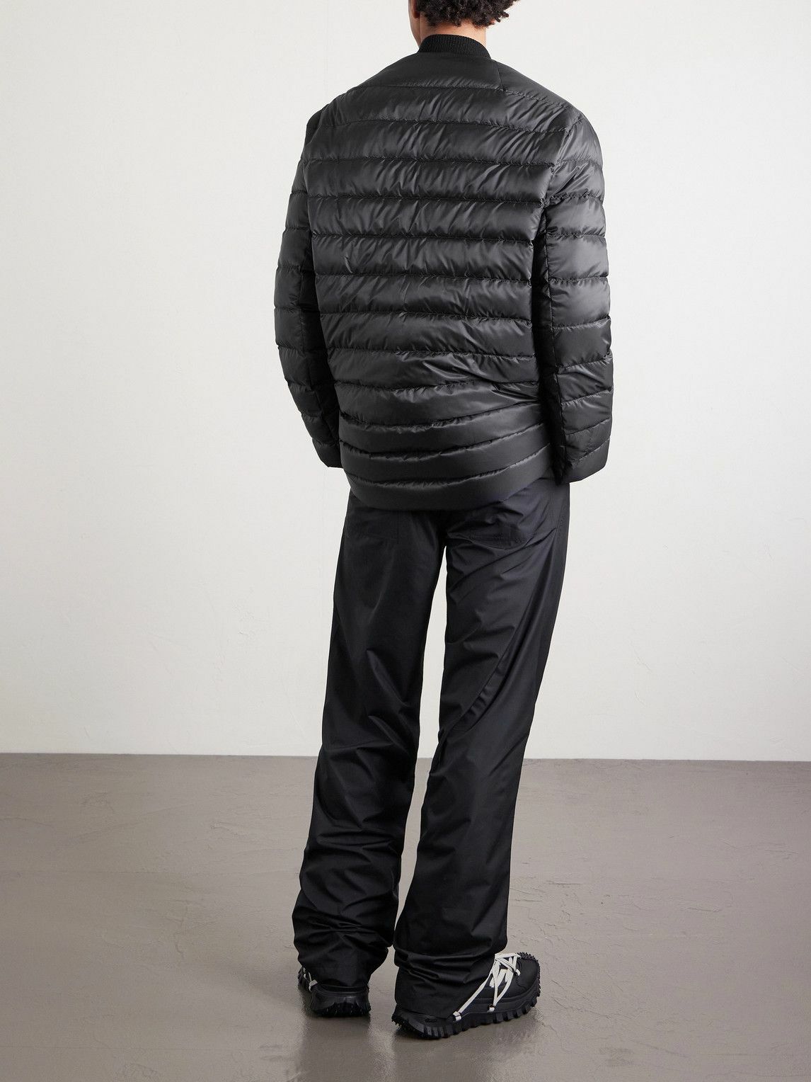 Rick Owens - Moncler Quilted Padded Shell Down Jacket - Black