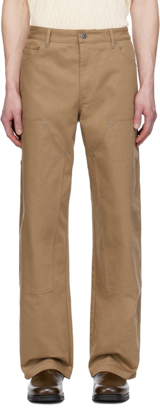 Photo: Golden Goose Tan Patch Trousers