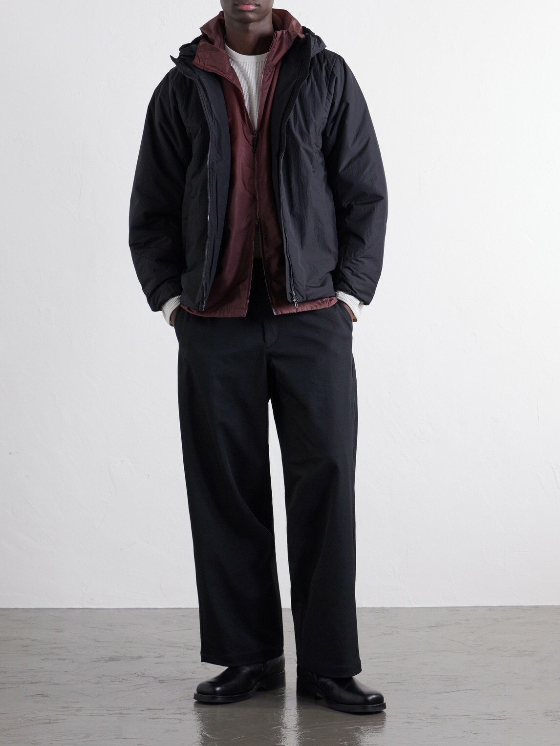 Goldwin - Tsubai Hooded Padded Shell Ski Jacket - Black