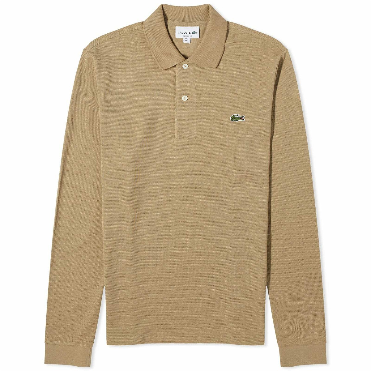 Lacoste Men's Long Sleeve Classic Polo Shirt in Lion Lacoste