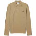 Lacoste Men's Long Sleeve Classic Polo Shirt in Lion