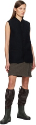 Rier SSENSE Exclusive Navy Walker Vest