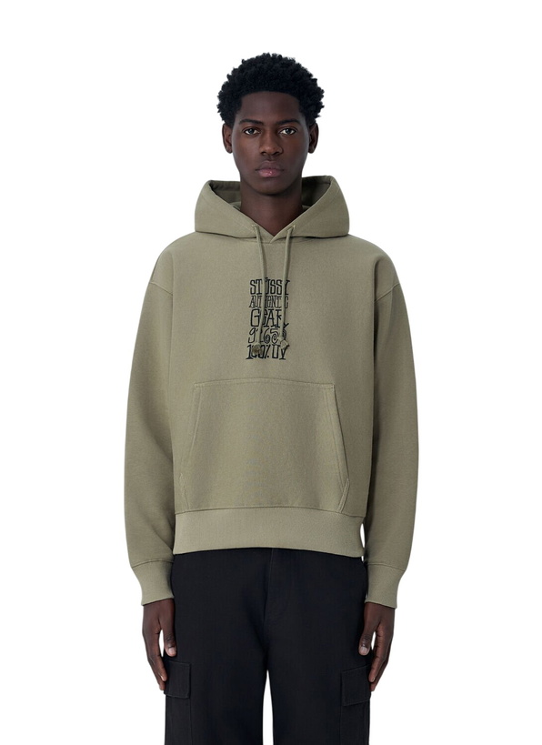 Photo: Stüssy Logo Motif Hooded Sweatshirt